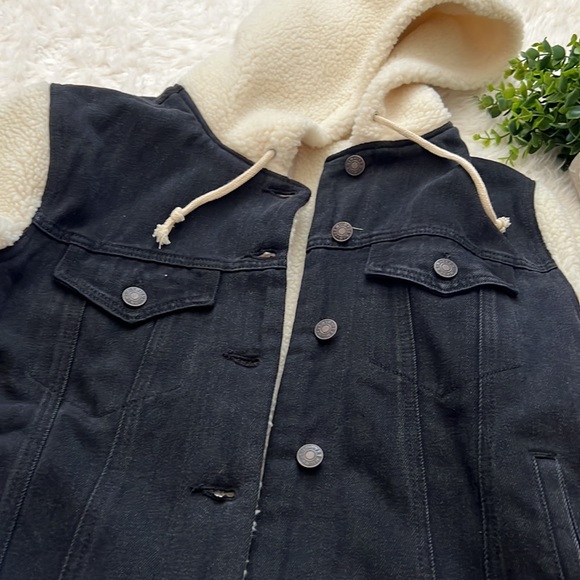 Love Tree Denim and Fleece Jacket - Picture 3 of 6